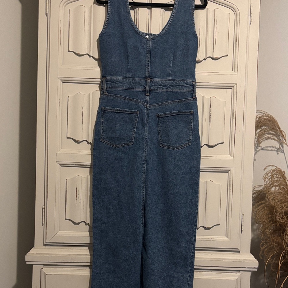Elegant Blue Denim Maxi Dress